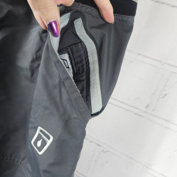 Level Six Mens XL Waterproof Neoprene Trim Nylon Outdoor Pants Gray Snow Ski - Picture 3 of 16